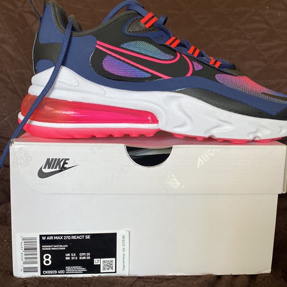 Nike Air Max 270 React SE women’s size 8 - Picture 9 of 9